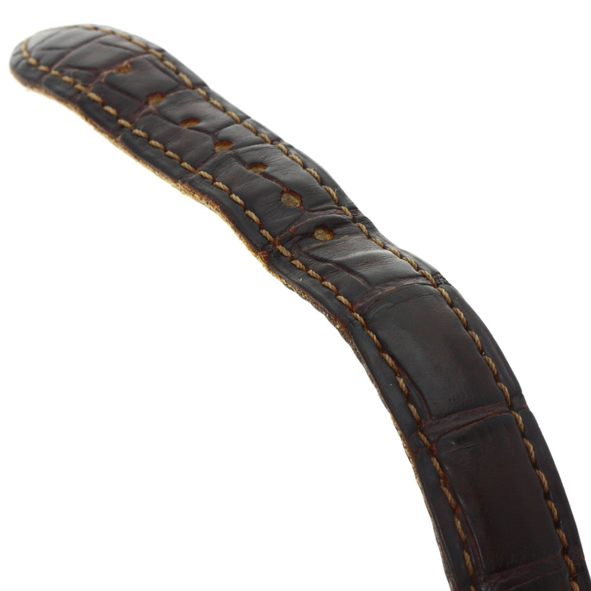 CARTIER Tank American SM Watches W2607456 K18 Pink Gold/Leather Ladies