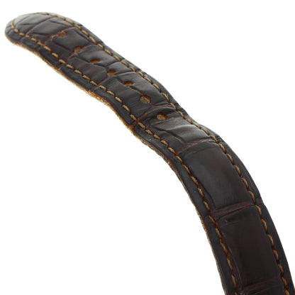 CARTIER Tank American SM Watches W2607456 K18 Pink Gold/Leather Ladies