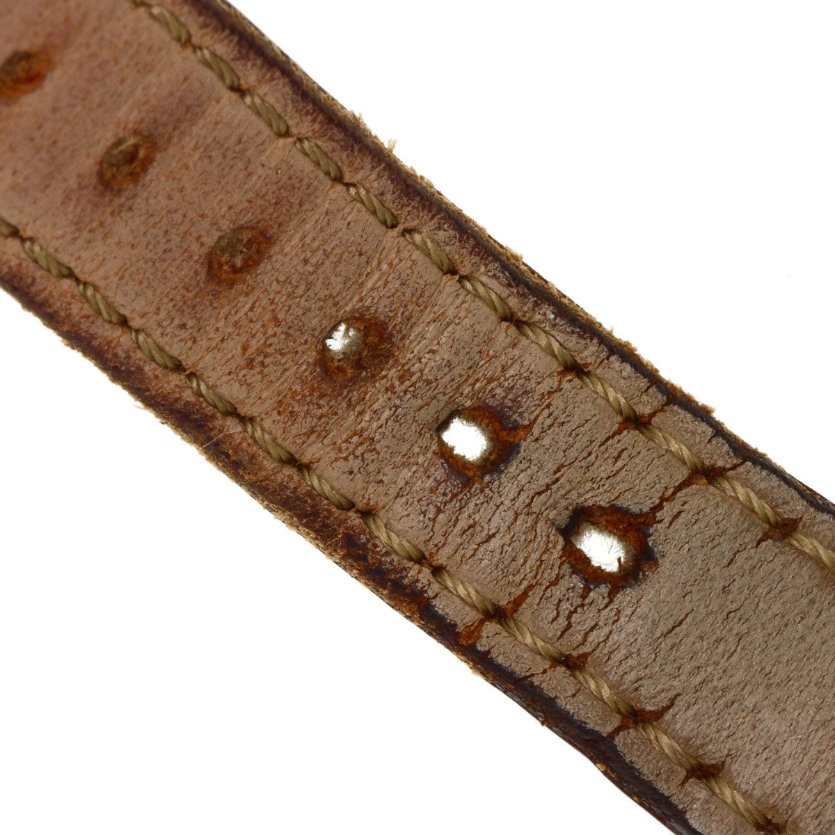 CARTIER Tank American SM Watches W2607456 K18 Pink Gold/Leather Ladies