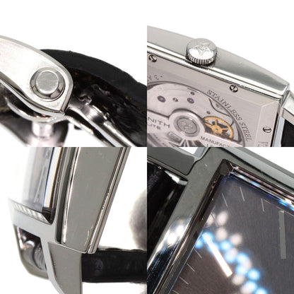 ZENITH new vintage 1965 Watches 03.1965.670/91.C591 Stainless Steel/Leather mens