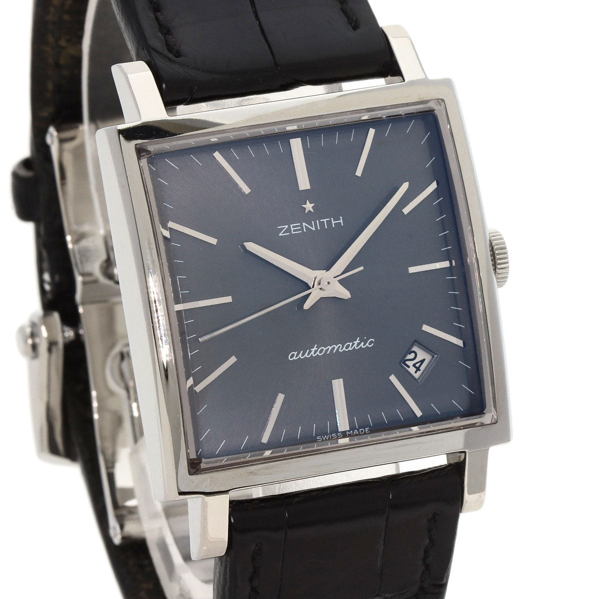 ZENITH new vintage 1965 Watches 03.1965.670/91.C591 Stainless Steel/Leather mens