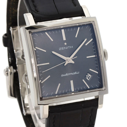 ZENITH new vintage 1965 Watches 03.1965.670/91.C591 Stainless Steel/Leather mens