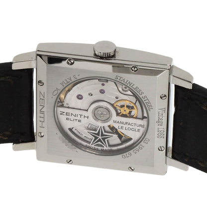 ZENITH new vintage 1965 Watches 03.1965.670/91.C591 Stainless Steel/Leather mens