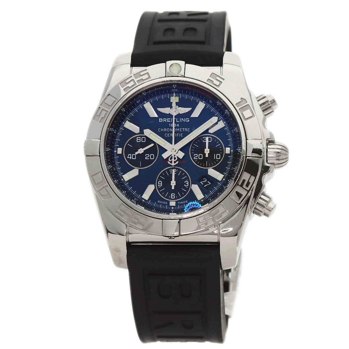 BREITLING Chrono mat 44 Watches AB0110 Stainless Steel/Rubber mens