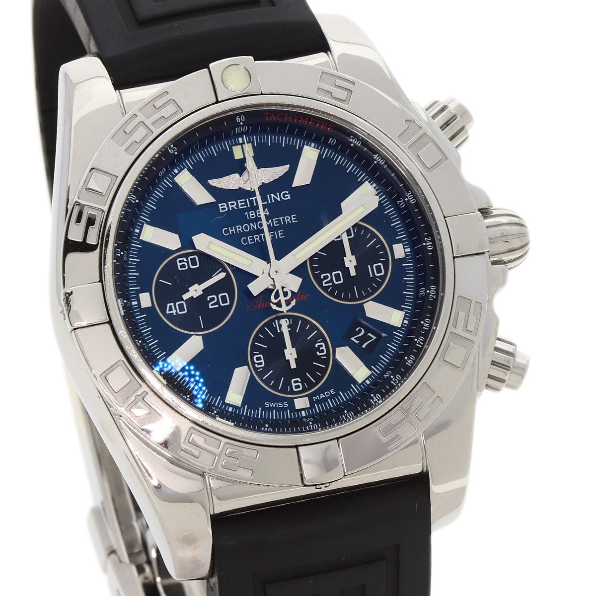 BREITLING Chrono mat 44 Watches AB0110 Stainless Steel/Rubber mens
