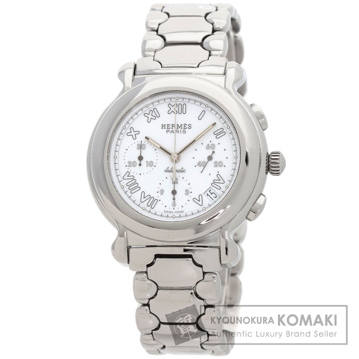 HERMES Ke Plat Watches KP1.910 Stainless Steel/Stainless Steel mens