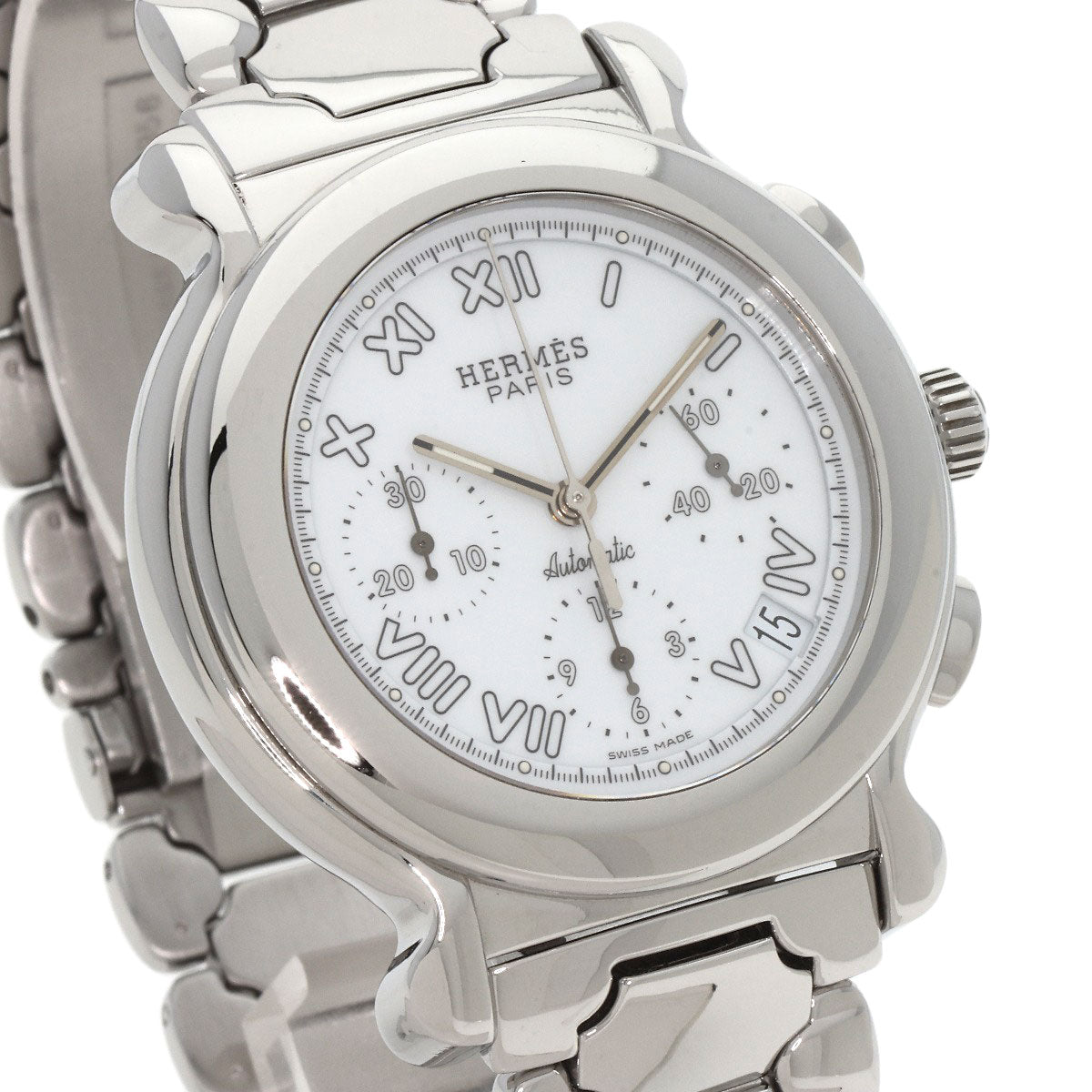 HERMES Ke Plat Watches KP1.910 Stainless Steel/Stainless Steel mens