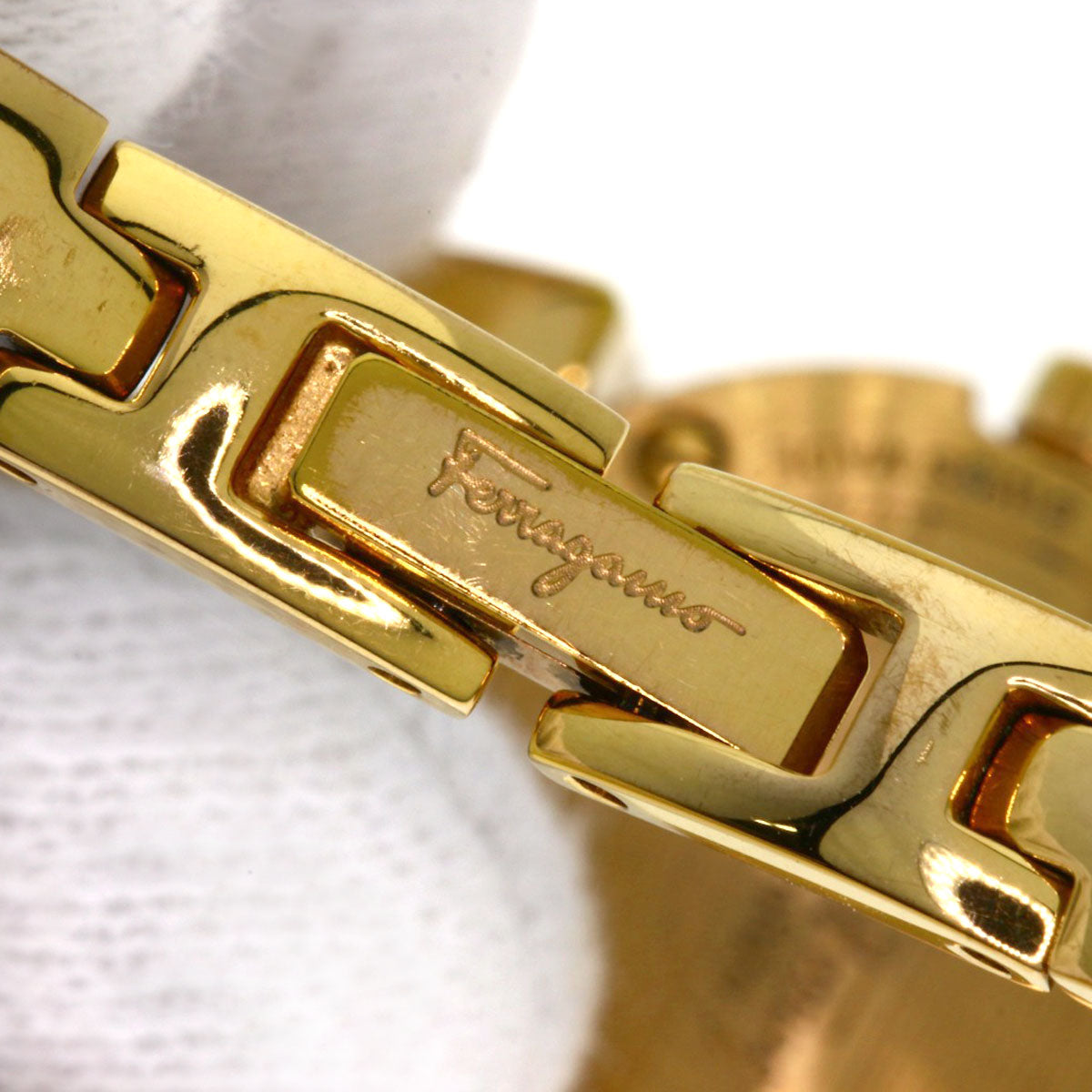 Salvatore Ferragamo Gancini Watches FR-FQ5050014 Gold Plated/Gold Plated Ladies