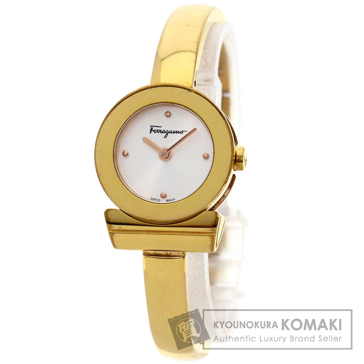 Salvatore Ferragamo Gancini Watches FR-FQ5050014 Gold Plated/Gold Plated Ladies