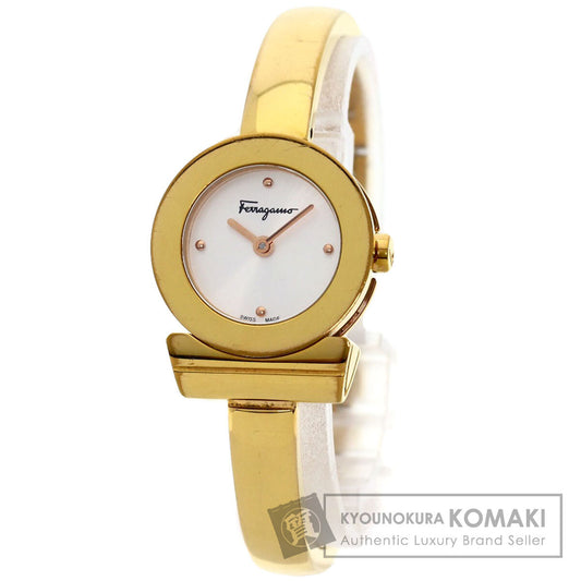 Salvatore Ferragamo Gancini Watches FR-FQ5050014 Gold Plated/Gold Plated Ladies