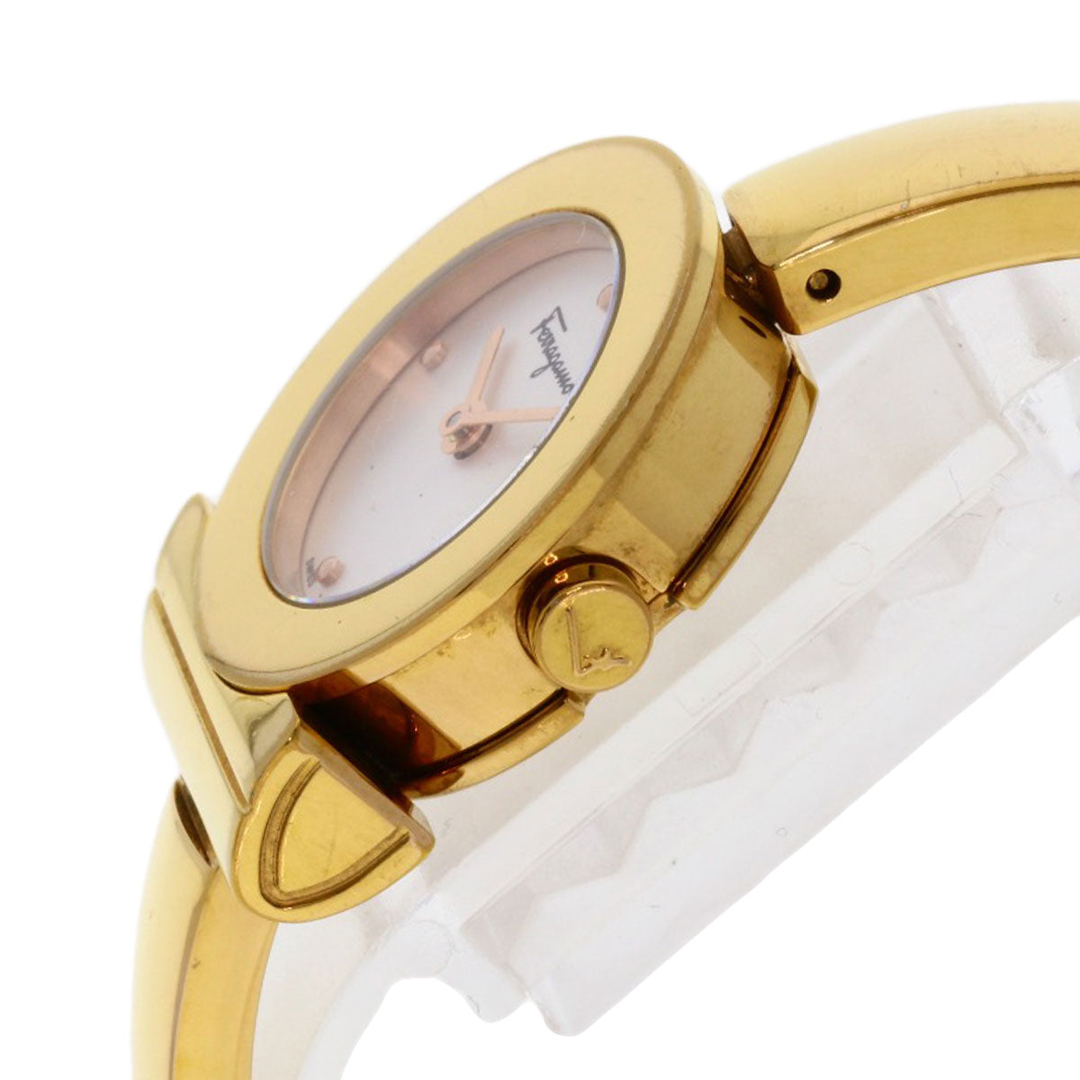 Salvatore Ferragamo Gancini Watches FR-FQ5050014 Gold Plated/Gold Plated Ladies