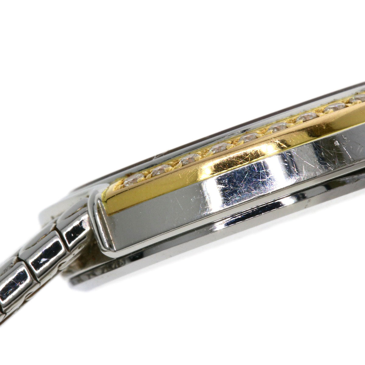 SEIKO CREDOR 11P Bezel Diamond Watches 5A70-0AT0 Stainless Steel/Stainless Steel Ladies