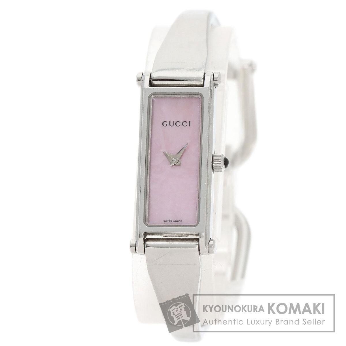 GUCCI Square face Watches 1500L Stainless Steel/Stainless Steel Ladies