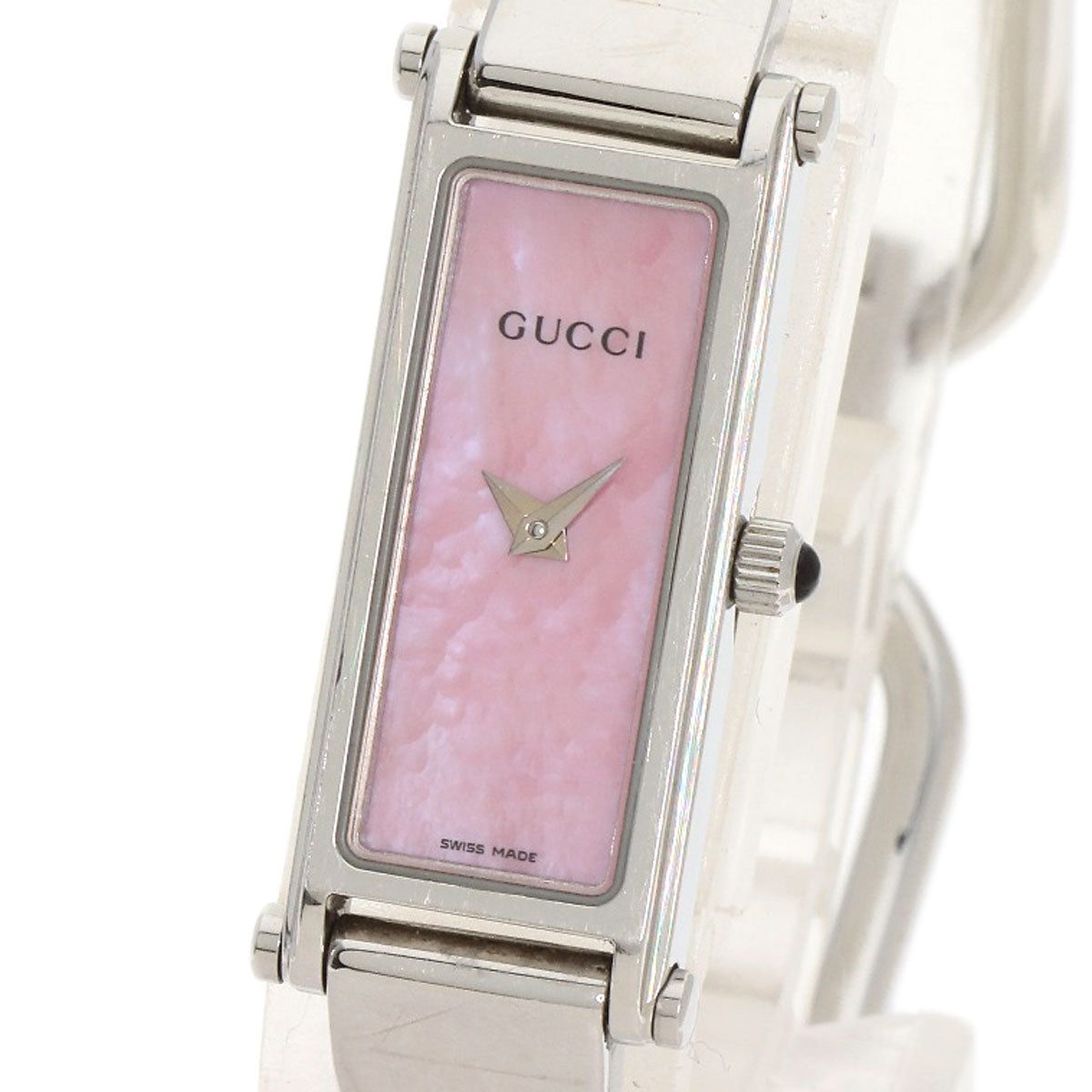 GUCCI Square face Watches 1500L Stainless Steel/Stainless Steel Ladies