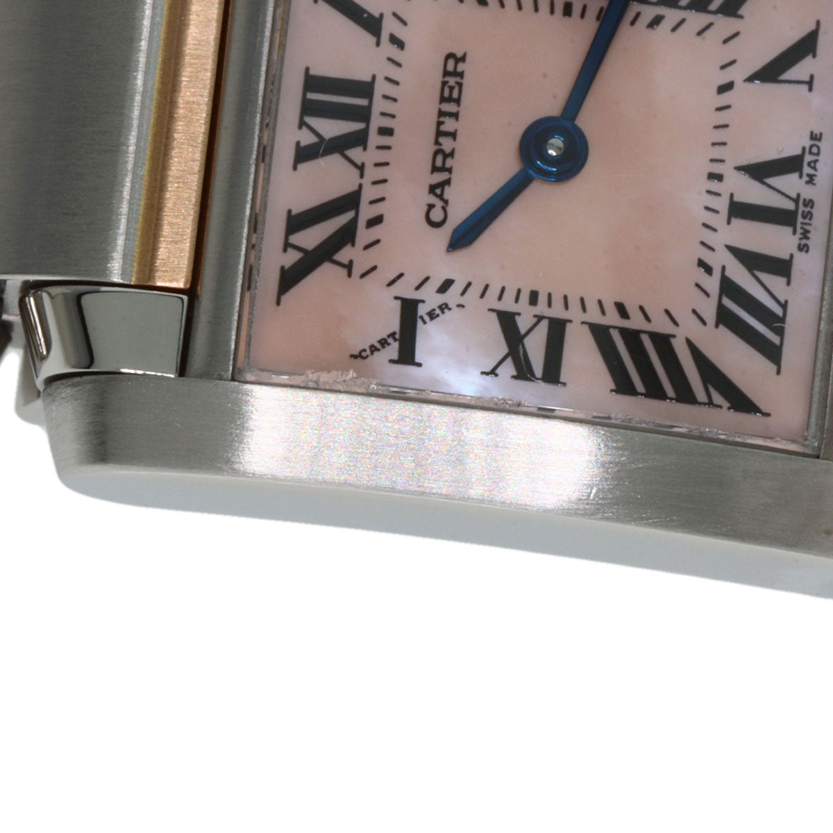 CARTIER Tank francaise SM Watches W51027Q4 Stainless Steel/SSxK18PG Ladies