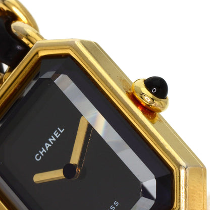 CHANEL Premiere Watches H0001 Gold Plated/Leather xGP Ladies