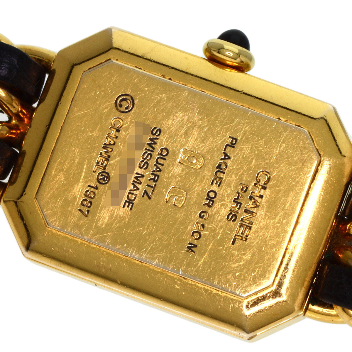 CHANEL Premiere Watches H0001 Gold Plated/Leather xGP Ladies