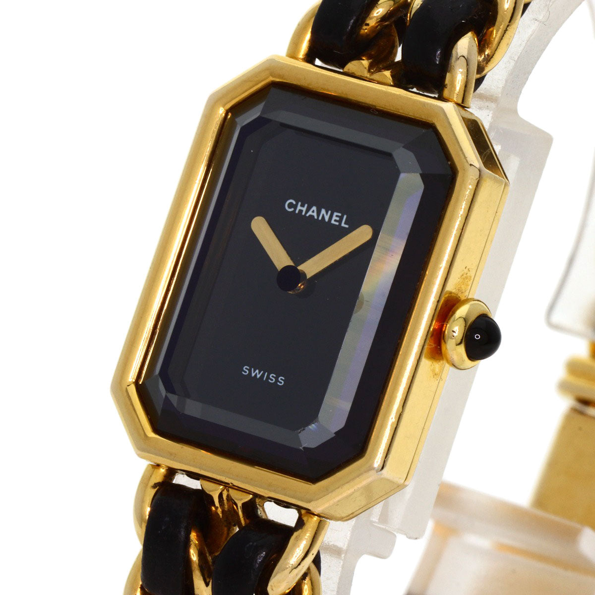 CHANEL Premiere Watches H0001 Gold Plated/Leather xGP Ladies