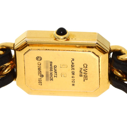 CHANEL Premiere Watches H0001 Gold Plated/Leather xGP Ladies