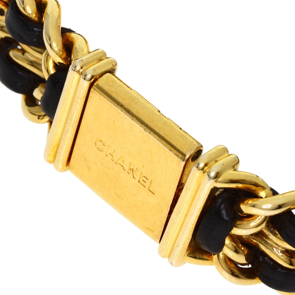 CHANEL Premiere Watches H0001 Gold Plated/Leather xGP Ladies