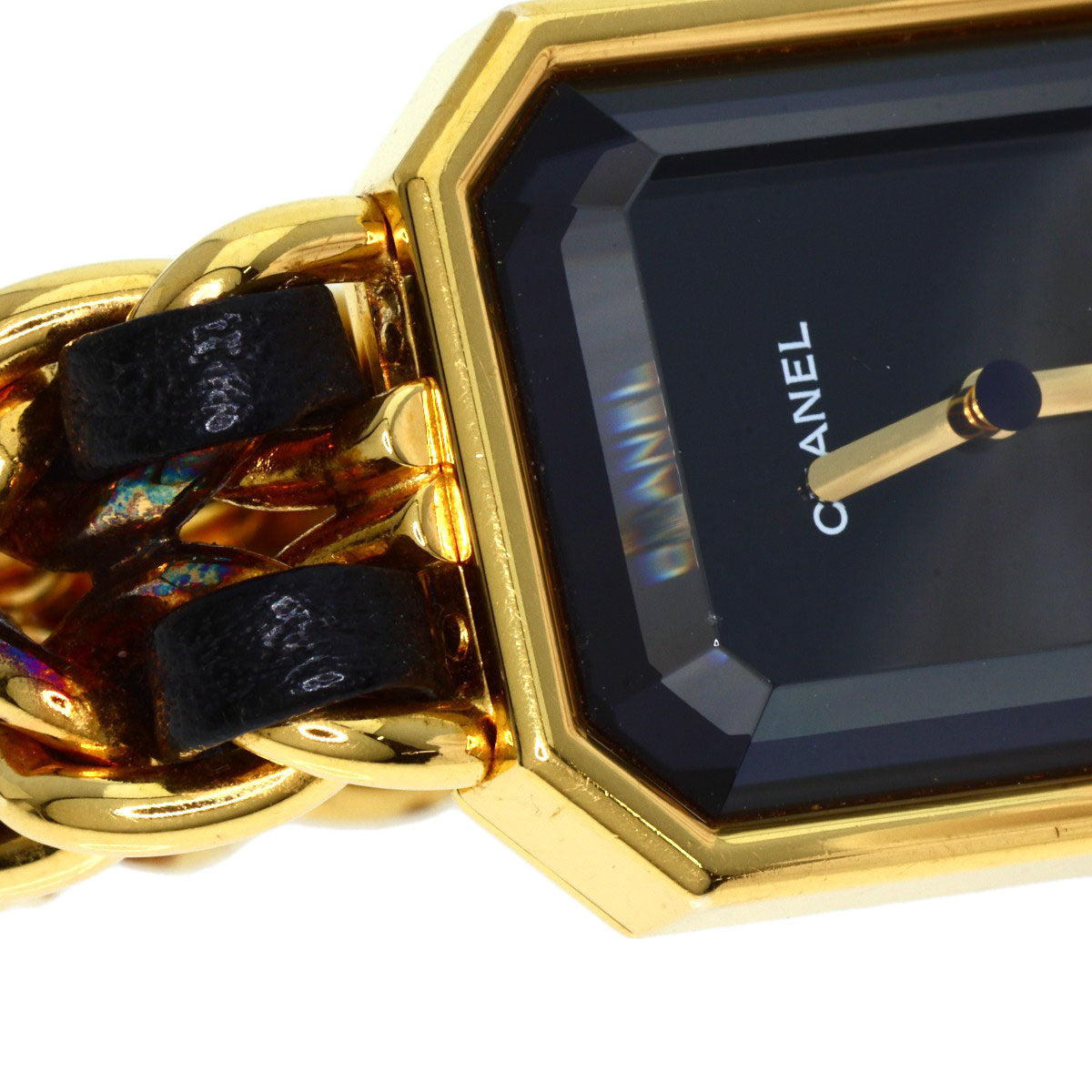 CHANEL Premiere Watches H0001 Gold Plated/Leather xGP Ladies