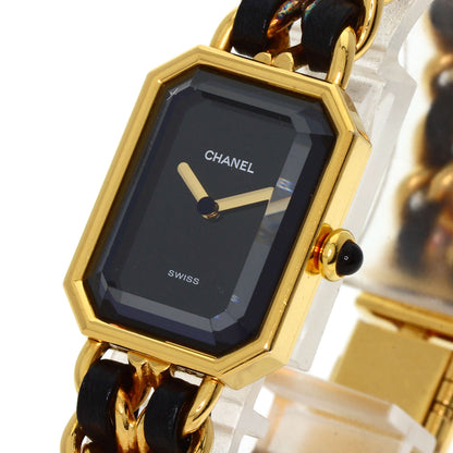 CHANEL Premiere Watches H0001 Gold Plated/Leather xGP Ladies