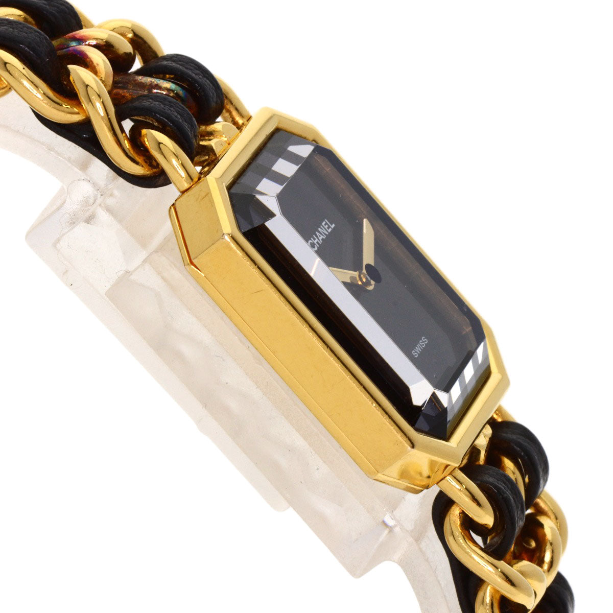 CHANEL Premiere Watches H0001 Gold Plated/Leather xGP Ladies