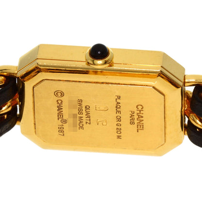 CHANEL Premiere Watches H0001 Gold Plated/Leather xGP Ladies