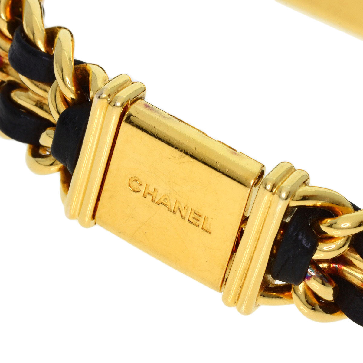 CHANEL Premiere Watches H0001 Gold Plated/Leather xGP Ladies