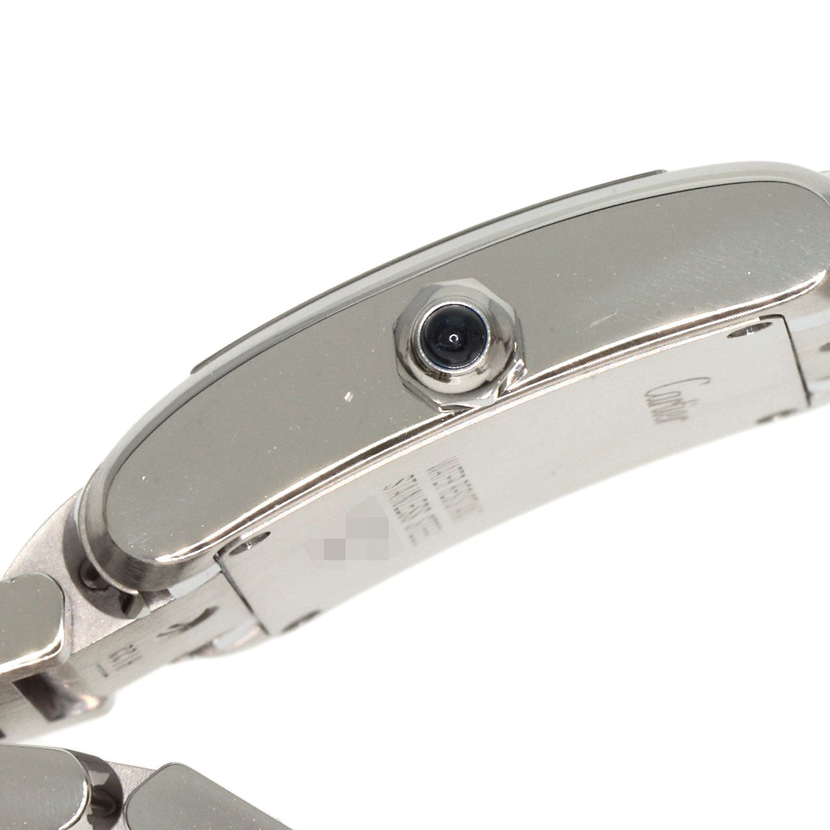 カルティエ W51026Q3 タンクフランセーズ SM アジア限定 腕時計 ステンレススチール/SS レディース 【中古】【CARTIER】