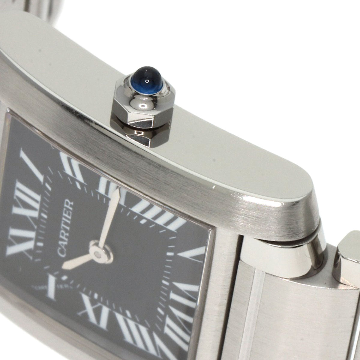 カルティエ W51026Q3 タンクフランセーズ SM アジア限定 腕時計 ステンレススチール/SS レディース 【中古】【CARTIER】