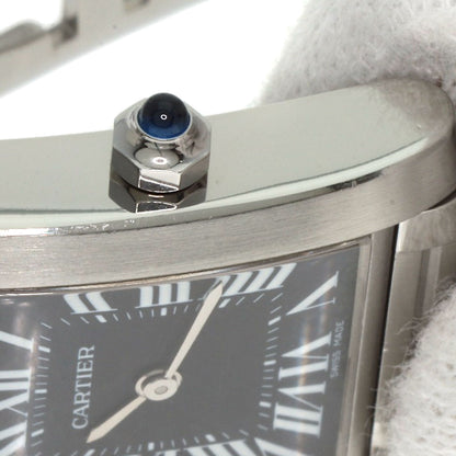 カルティエ W51026Q3 タンクフランセーズ SM アジア限定 腕時計 ステンレススチール/SS レディース 【中古】【CARTIER】