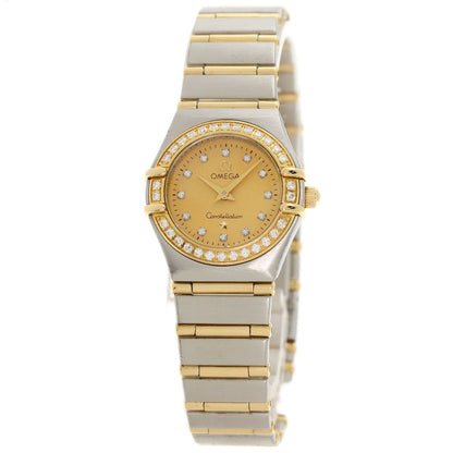 OMEGA Constellation 12P Bezel Diamond Watches 1267.15.00 Stainless Steel/SSxK18YG Ladies