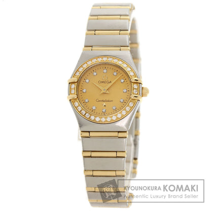 OMEGA Constellation 12P Bezel Diamond Watches 1267.15.00 Stainless Steel/SSxK18YG Ladies