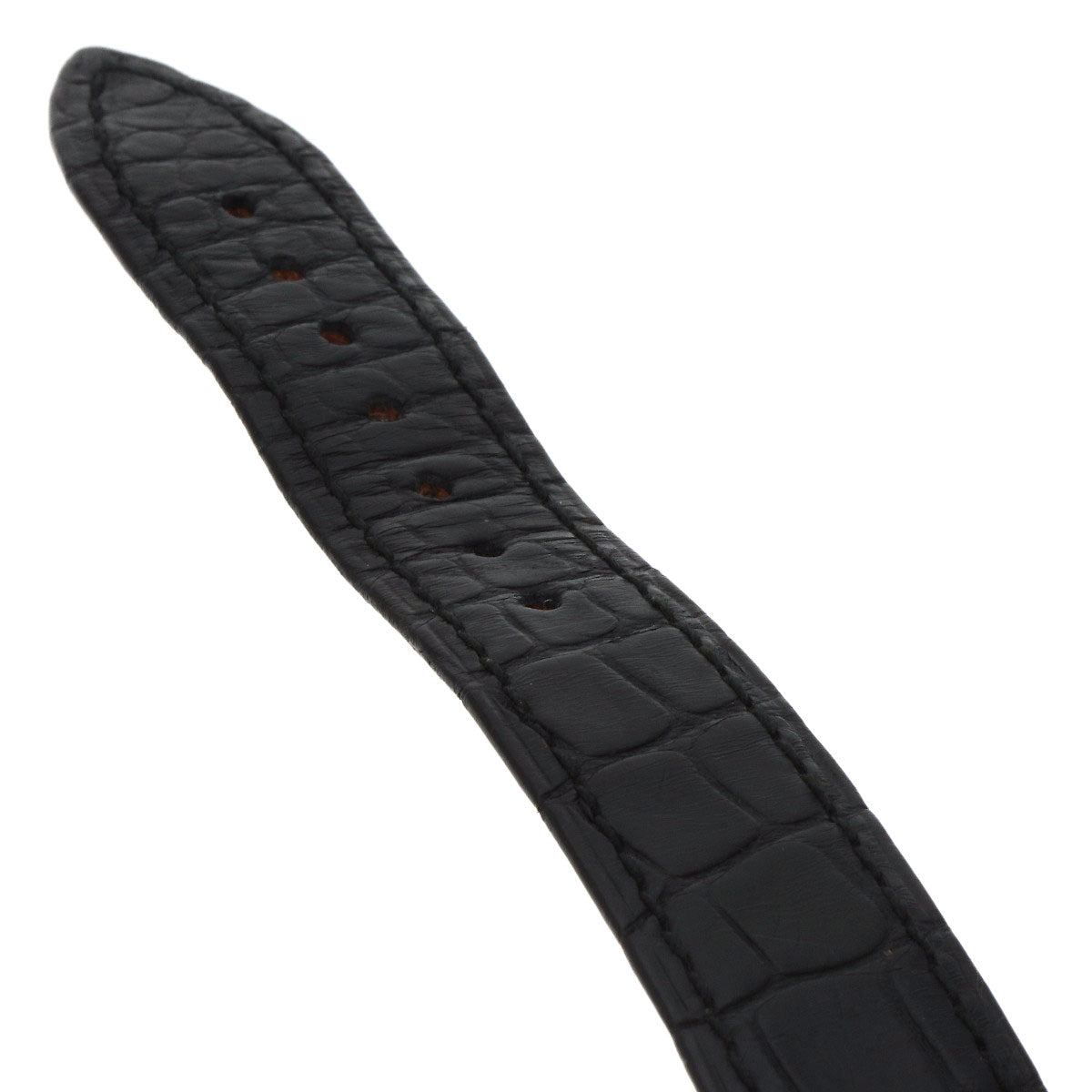 PIAGET Extra Flat Square Watches 90300 K18 White Gold/Leather mens