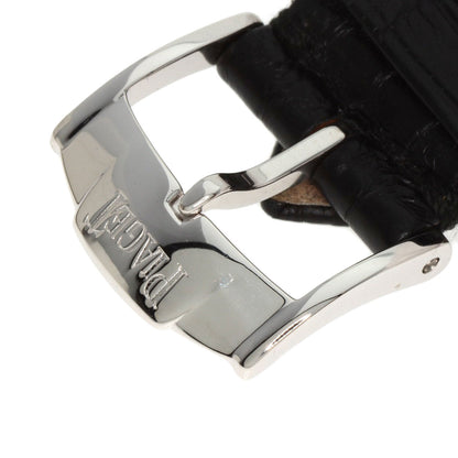 PIAGET Extra Flat Square Watches 90300 K18 White Gold/Leather mens