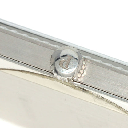 PIAGET Extra Flat Square Watches 90300 K18 White Gold/Leather mens