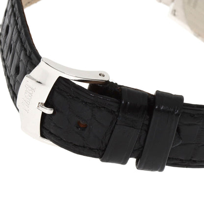 PIAGET Extra Flat Square Watches 90300 K18 White Gold/Leather mens