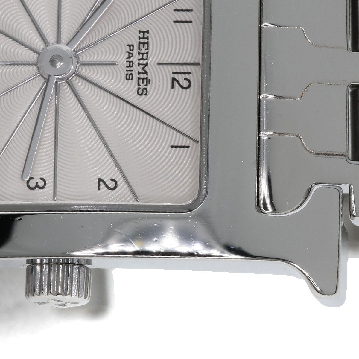 HERMES H watch Watches HH1.120 Stainless Steel/Stainless Steel Ladies