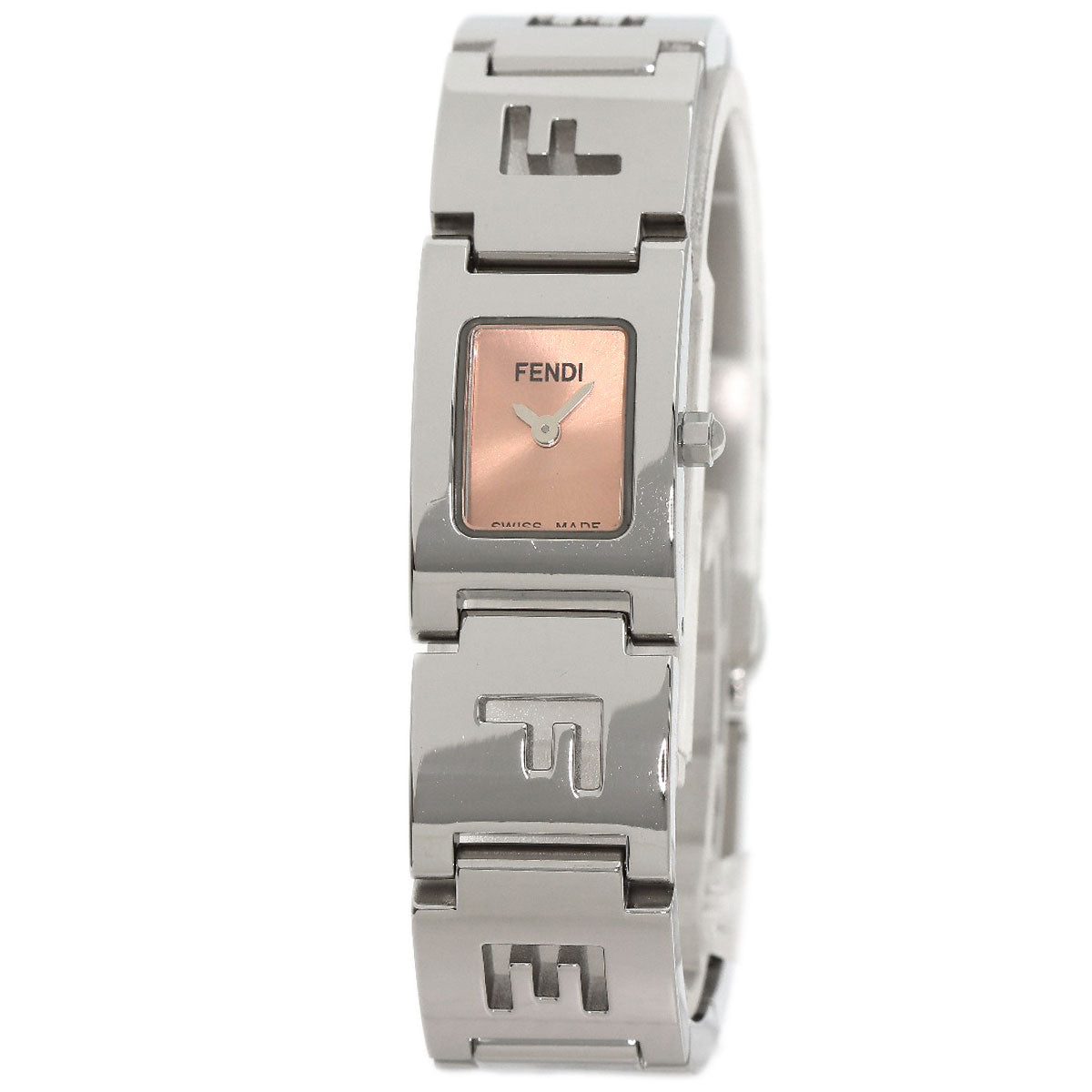 FENDI Square face Watches 3150L Stainless Steel/Stainless Steel Ladies