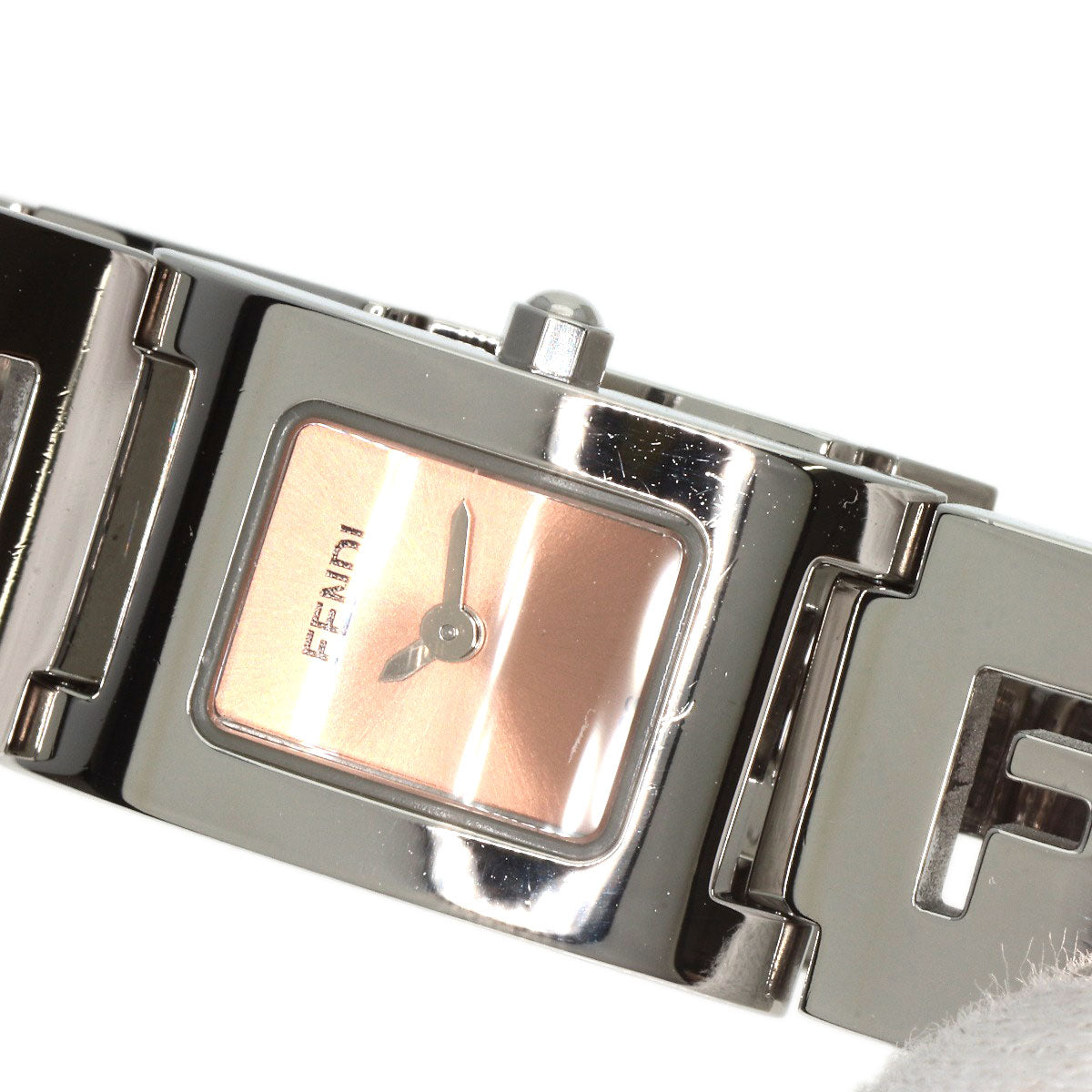 FENDI Square face Watches 3150L Stainless Steel/Stainless Steel Ladies