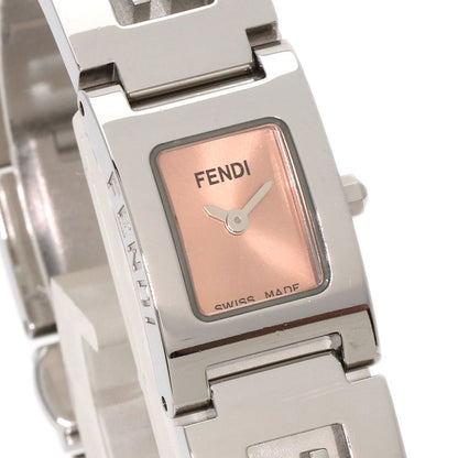 FENDI Square face Watches 3150L Stainless Steel/Stainless Steel Ladies