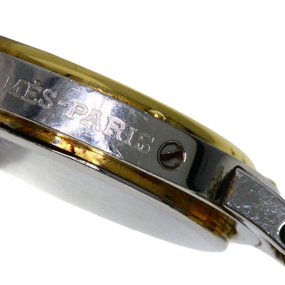 HERMES Clipper Watches Stainless Steel/SSxGP Ladies