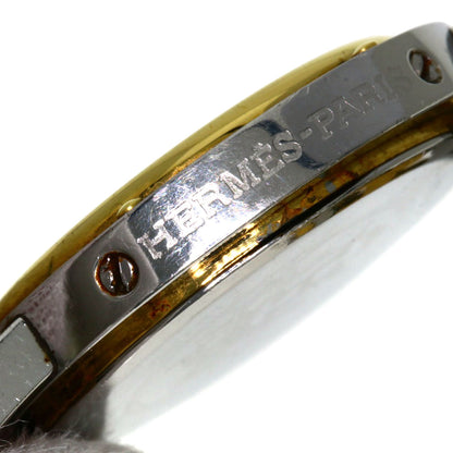 HERMES Clipper Watches Stainless Steel/SSxGP Ladies