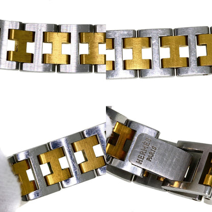 HERMES Clipper Watches Stainless Steel/SSxGP Ladies