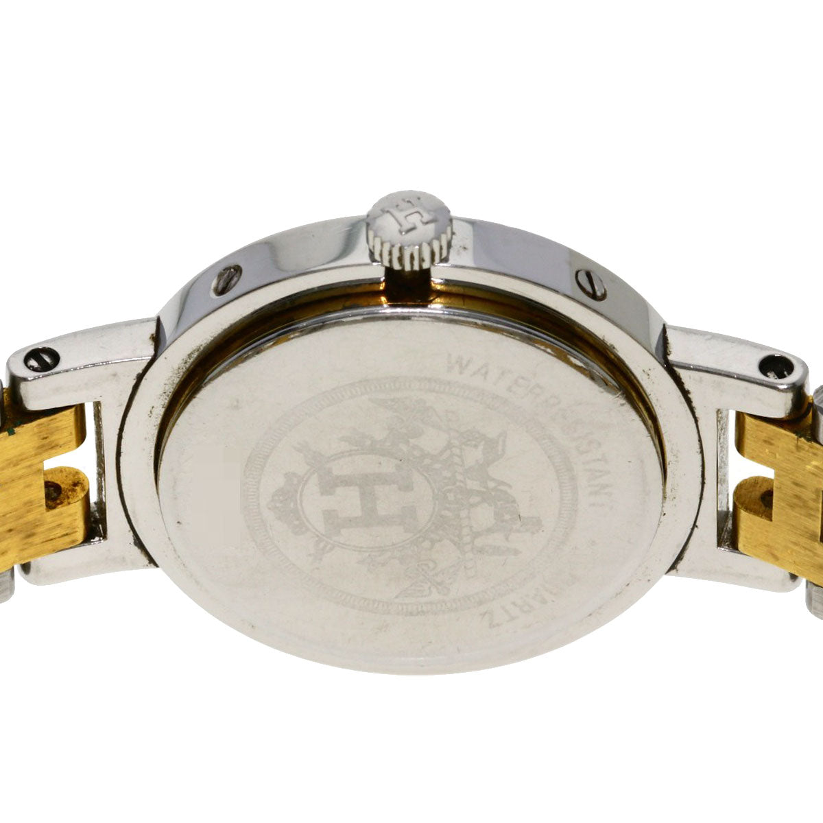 HERMES Clipper Watches Stainless Steel/SSxGP Ladies
