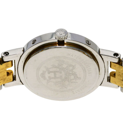 HERMES Clipper Watches Stainless Steel/SSxGP Ladies