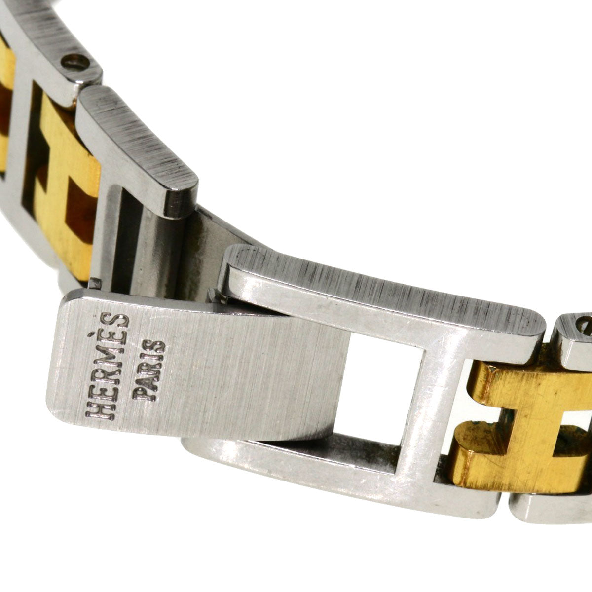 HERMES Clipper Watches Stainless Steel/SSxGP Ladies