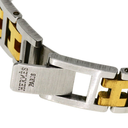HERMES Clipper Watches Stainless Steel/SSxGP Ladies