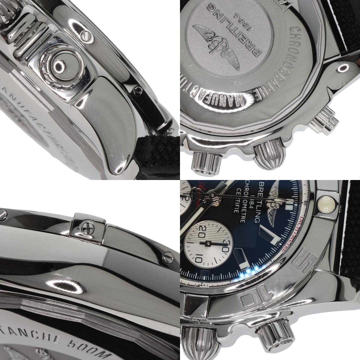 BREITLING Chrono mat 44 Watches AB0110 Stainless Steel/Canvas mens